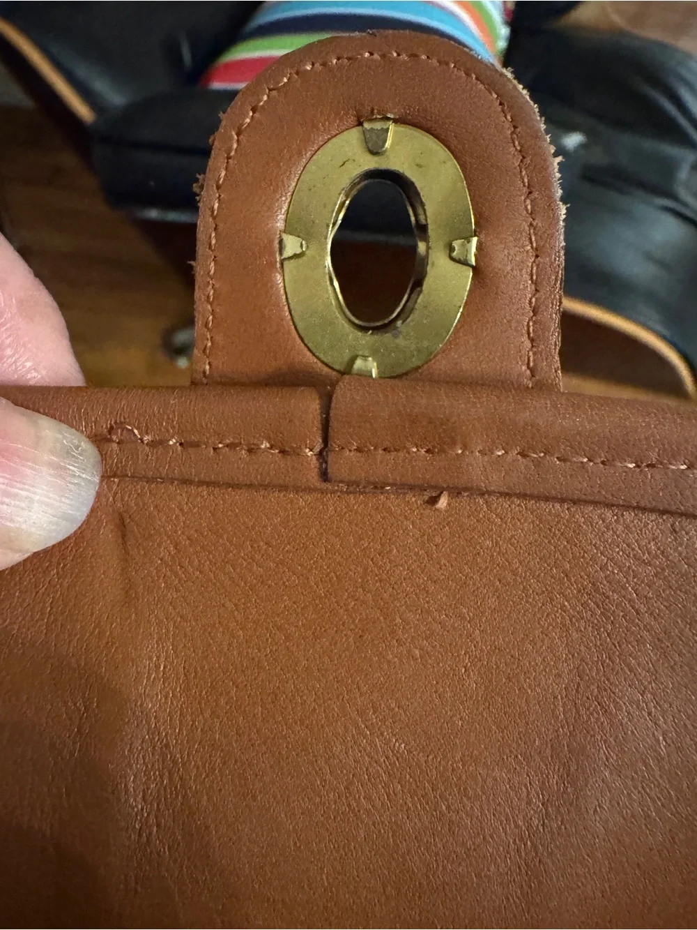 Coach vintage unisex Men's Leather Briefcase in Cognac B6C-5266